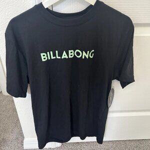 Billabong Soft Graphic Print Loungewear Mens Medium M T-Shirt Black Comfort NWT